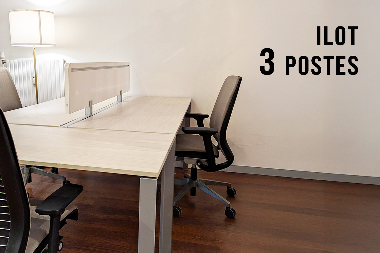 Bureau 3 postes